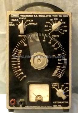 R.C. Oscillator TG150M; Levell Electronics (ID = 1637299) Ausrüstung