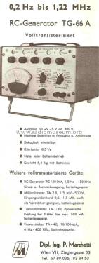 Transistor Decade Oscillator TG-66A; Levell Electronics (ID = 740836) Equipment