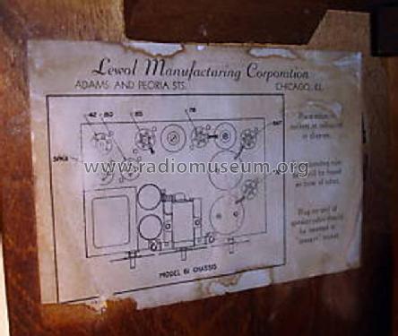 LW-6 ; Lewol Mfg. Corp.; (ID = 496277) Radio