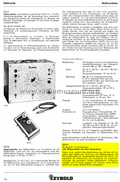 Der Messverstärker und seine Anwendung 532 04; Leybold; Deutschland (ID = 2675037) Paper