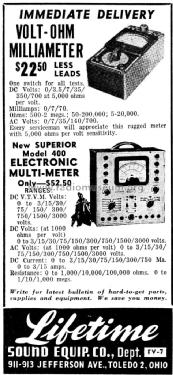 Superior 400 Electronic Multi-Meter ; Lifetime Sound (ID = 1321280) Equipment