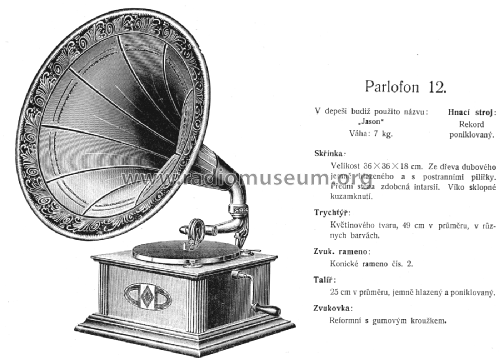 Parlofon Parlophon Jason 12; Lindström, Carl; (ID = 2604553) TalkingM