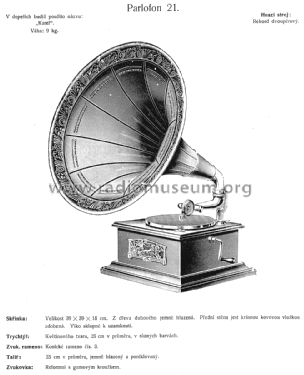 Parlofon Parlophon Karel 21; Lindström, Carl; (ID = 2604755) TalkingM