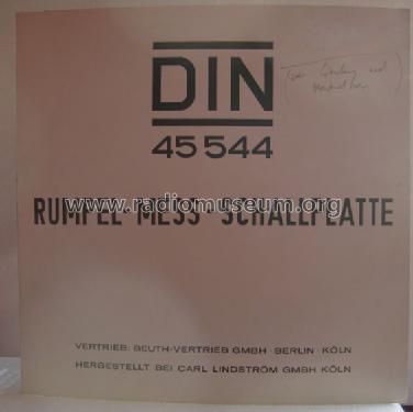 Rumpelstörspannungsmessgerät RUMS 2; Lindström, Carl; (ID = 418811) Equipment