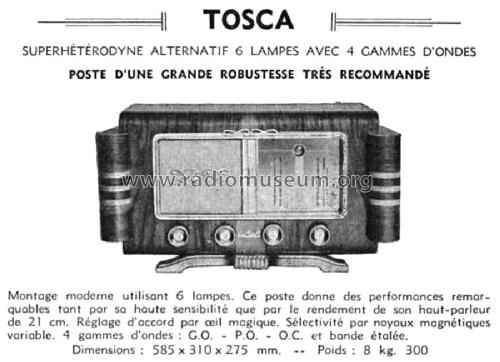 Tosca ; LiRaR, Les Ingéneurs (ID = 2070907) Radio