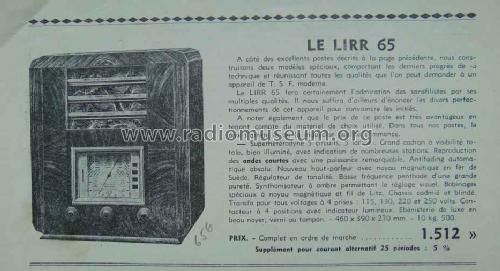 65; LiRR, Les Ingéneurs (ID = 1775259) Radio