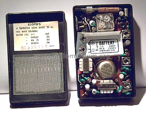 Six Transistor TR-6L; Lloyd's Electronics; (ID = 475011) Radio