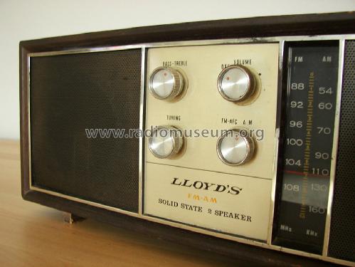 AM-FM Solid State 2 Speaker H603W-108A; Lloyd's Electronics; (ID = 1235452) Radio