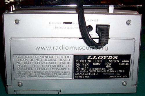 L105 Series 744A; Lloyd's Electronics; (ID = 669447) TV-Radio