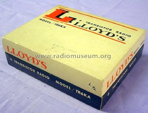 Six Transistor TR-6KA; Lloyd's Electronics; (ID = 1569459) Radio