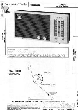 Solid State 2 Speaker 7H15G; Lloyd's Electronics; (ID = 1517970) Radio