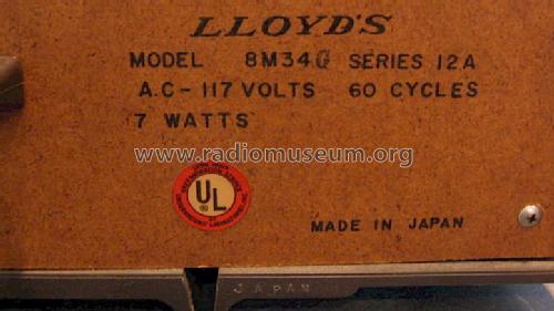 Stereophonic Solid State 24 Transistor 8M34G Series 12A; Lloyd's Electronics; (ID = 1015059) Radio