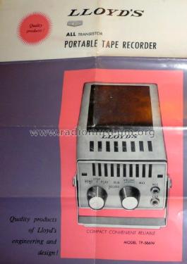 TP566W ; Lloyd's Electronics; (ID = 1529041) R-Player