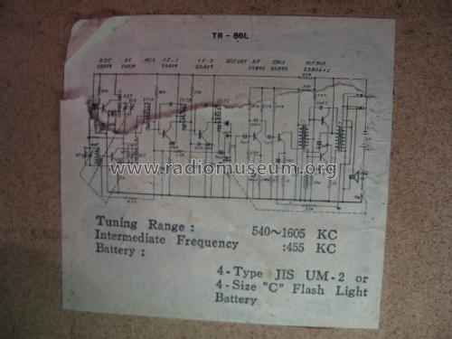 8 Transistor High Sensitivity TR-86L; Lloyd's Electronics; (ID = 2252419) Radio
