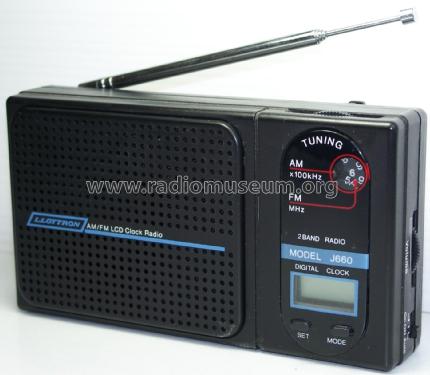 AM/FM LCD Clock Radio J660; Lloytron, Hong Kong (ID = 2165267) Radio