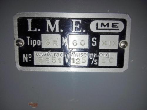 Generador RF GR-60; LME Laboratorio de (ID = 2285246) Equipment