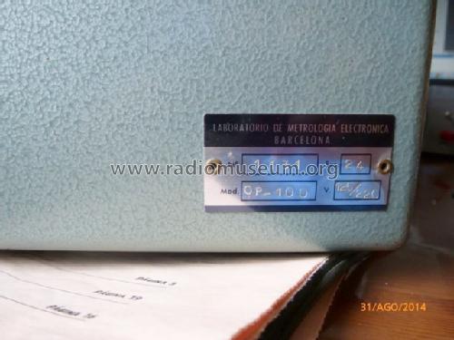 Osciloscopio Portátil OP-100; LME Laboratorio de (ID = 1706056) Equipment