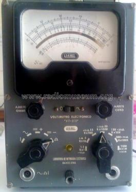 Voltímetro Electrónico VT-2-I; LME Laboratorio de (ID = 1545444) Equipment