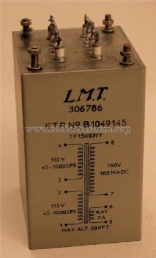 Transformateur 306786 TF15X03YY - NSN 5950-00-510-1672 ; LMT L.M.T., Le (ID = 1597846) Divers