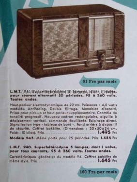 945; LMT L.M.T., Le (ID = 1644308) Radio