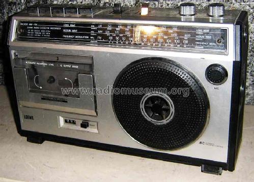 3 Band Radio Cassette Recorder TR3720; Loewe-Opta; (ID = 678147) Radio