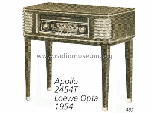 Apollo 2454T; Loewe-Opta; (ID = 398) Radio