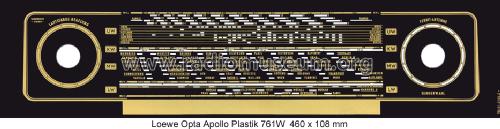 Apollo Plastik 761W; Loewe-Opta; (ID = 1552049) Radio