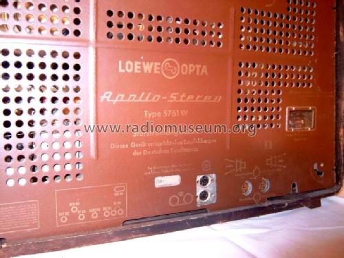 Apollo-Stereo 5761W; Loewe-Opta; (ID = 38648) Radio