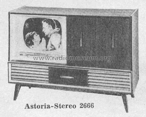 Astoria-Stereo 2666; Loewe-Opta; (ID = 374486) TV Radio