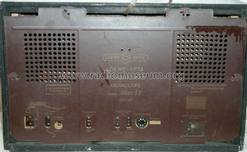 Atlas 53 1953WF; Loewe-Opta; (ID = 369533) Radio