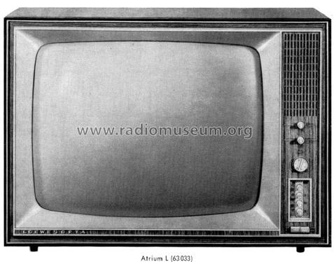 Atrium L 63 033; Loewe-Opta; (ID = 1010333) Television