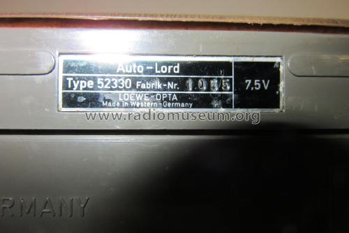 Auto-Lord 52 330; Loewe-Opta; (ID = 1974724) Radio