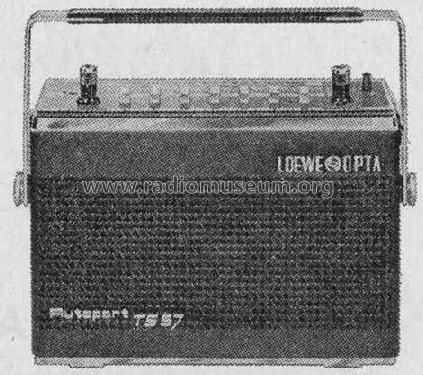 Autoport TS57 72 380; Loewe-Opta; (ID = 443251) Radio