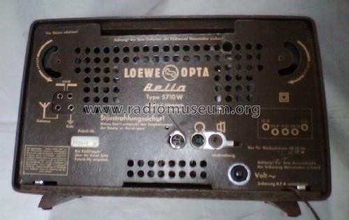 Bella 5710W; Loewe-Opta; (ID = 1159331) Radio