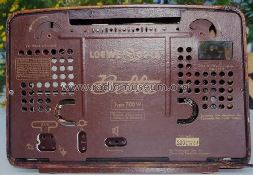 Bella 700W; Loewe-Opta; (ID = 254132) Radio