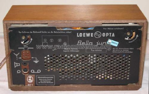 Bella junior 62 010; Loewe-Opta; (ID = 402110) Radio