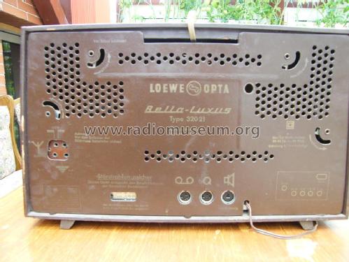 Bella Luxus 32021W; Loewe-Opta; (ID = 855650) Radio