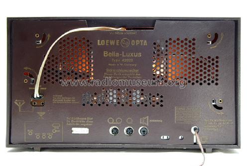 Bella Luxus 42020; Loewe-Opta; (ID = 478041) Radio