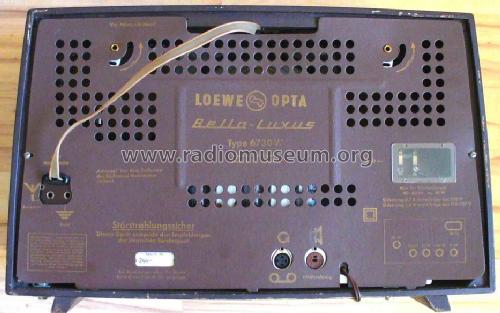 Bella-Luxus 6730W; Loewe-Opta; (ID = 914549) Radio