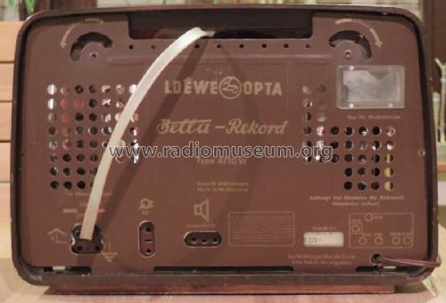 Bella-Rekord 4710W; Loewe-Opta; (ID = 2048879) Radio