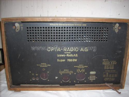 Berlin 750GW; Loewe-Opta; (ID = 612169) Radio