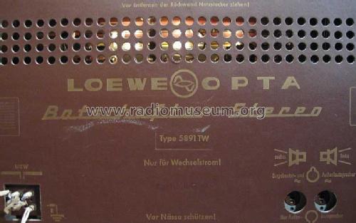 Botschafter-Stereo 5891T/W; Loewe-Opta; (ID = 585868) Radio