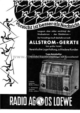 Botschafter W; Loewe-Opta; (ID = 3105988) Radio