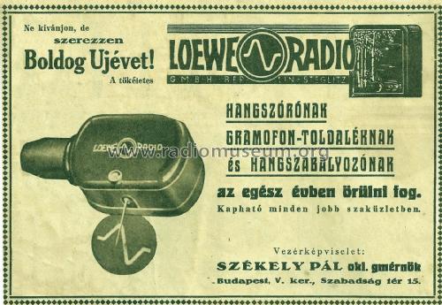 Conus-Lautsprecher EB71; Loewe-Opta; (ID = 1933712) Altavoz-Au