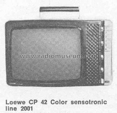 Color Sensotronic 2001 CP42; Loewe-Opta; (ID = 438697) Televisión