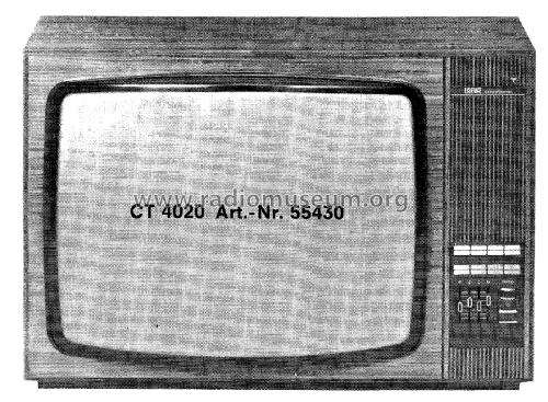 CT 4020; Loewe-Opta; (ID = 1904715) Television