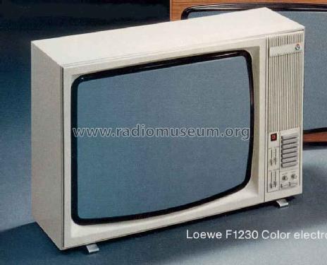 F1230 Color electronic 52441; Loewe-Opta; (ID = 295068) Television