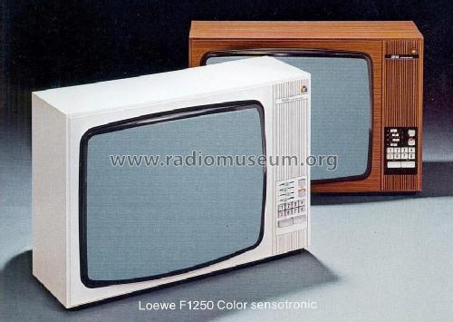 F1250 Color sensotronic 53450; Loewe-Opta; (ID = 1754153) Television