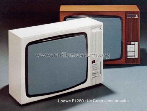 F1260U Color 52460; Loewe-Opta; (ID = 295069) Television