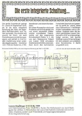 Fernempfänger 2H3N Batterie; Loewe-Opta; (ID = 782042) Radio